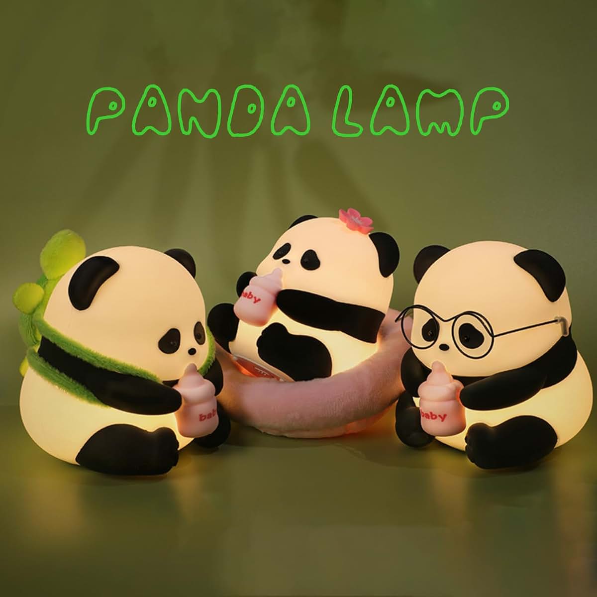 KERPYZ Panda Night Light for Baby Nursery (photo 2)