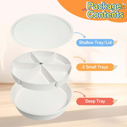 Toddler Sensory Bin With Lid And Removable Inserts