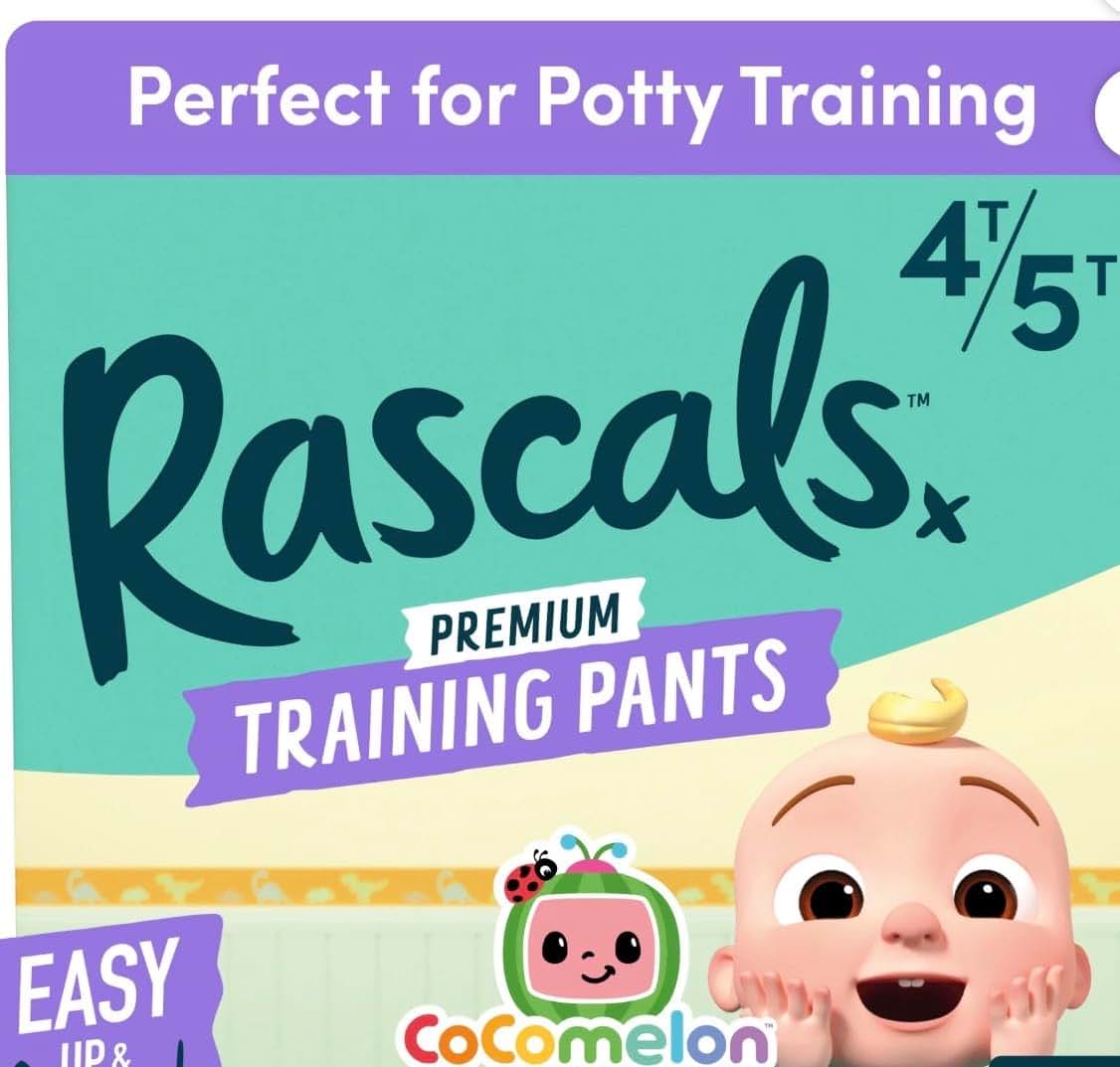 Rascal + Friends Training Pants for Size 4T-5T (50 Count)