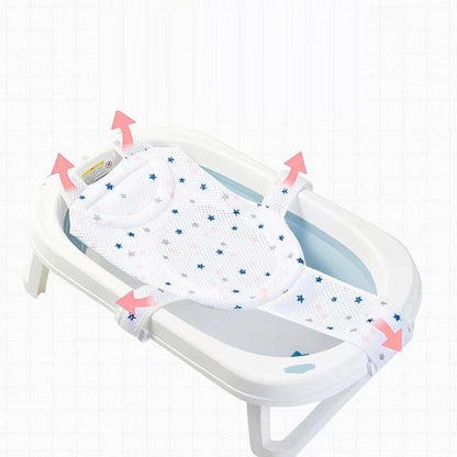 HYROOY General Adjustable Baby Bath Seats Net Newborns Baby Not Slip Bathtubs Net Pad Bathtubs Net (photo 2)