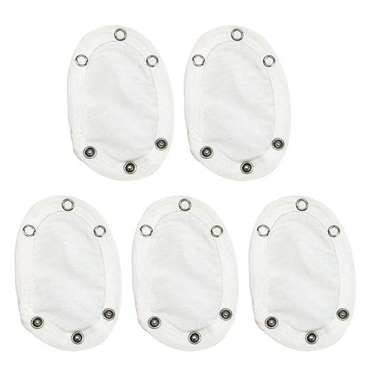 Rooyar 5PCS Baby Jumpsuit Diaper Infant Romper Length Extender Newborn Bodysuit Button Extended Diaper for Triangle