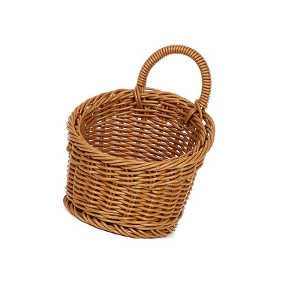 Wozun Retro Handwoven Wall Basket For Nursery Organization