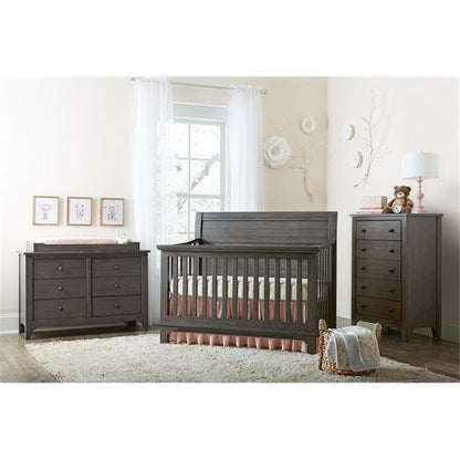 Pemberly Row Solid Hardwood Changing Table Top with Diaper Storage