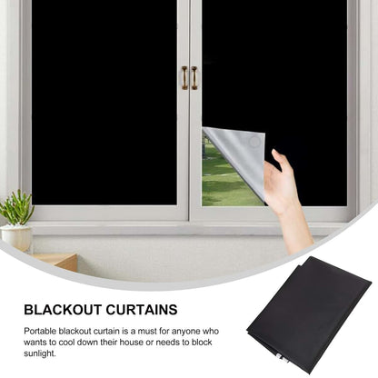 DOITOOL Portable Blackout Window Cover for Privacy and Light Blocking