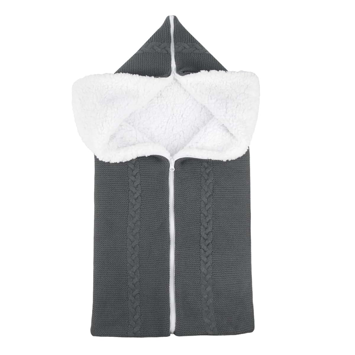 Swaddle Blanket Sleep Bag with Zippers for 0-12 Month Baby
