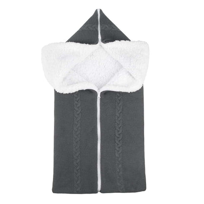 Swaddle Blanket Sleep Bag with Zippers for 0-12 Month Baby