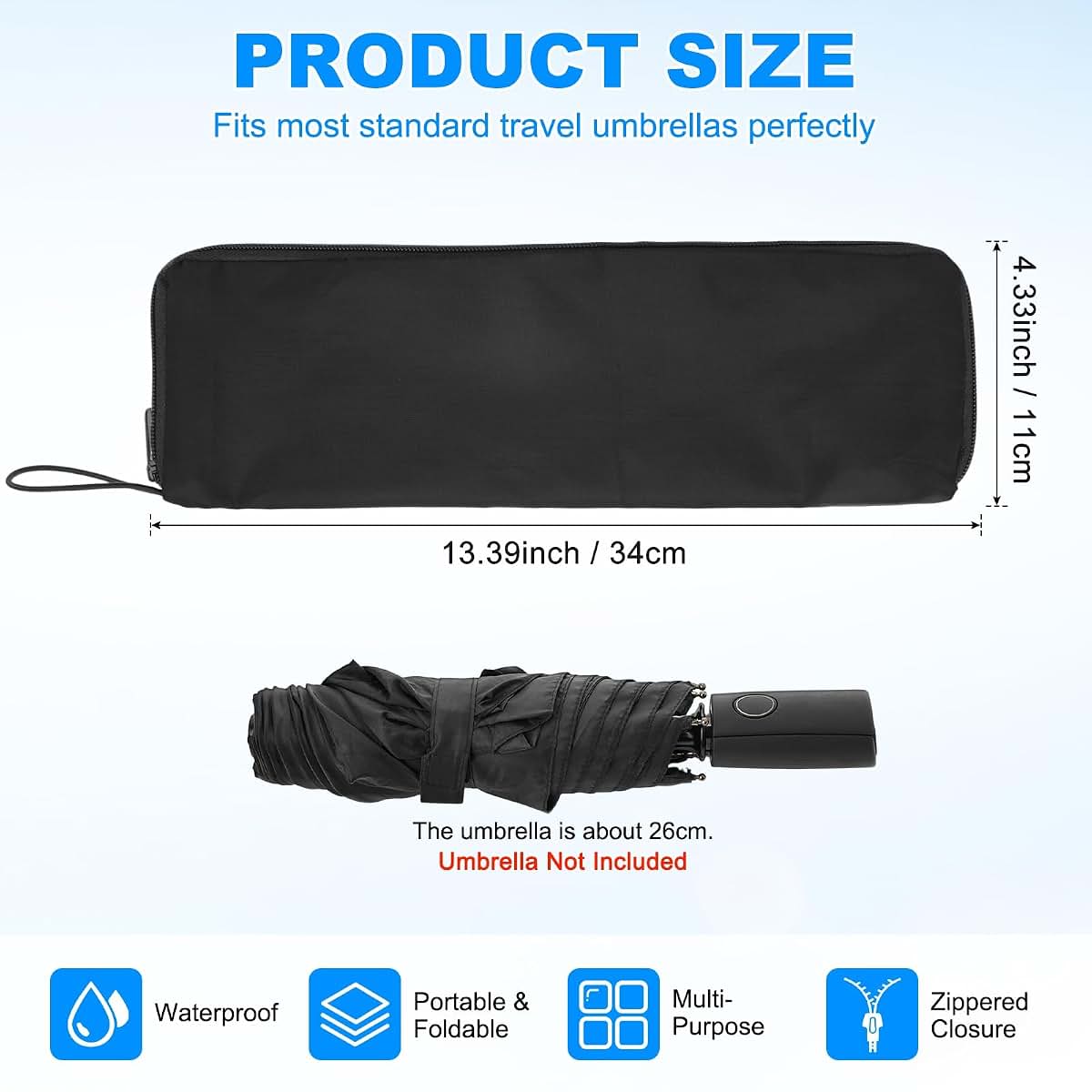 Waterproof Oxford Cloth Wet Umbrella Storage Bag