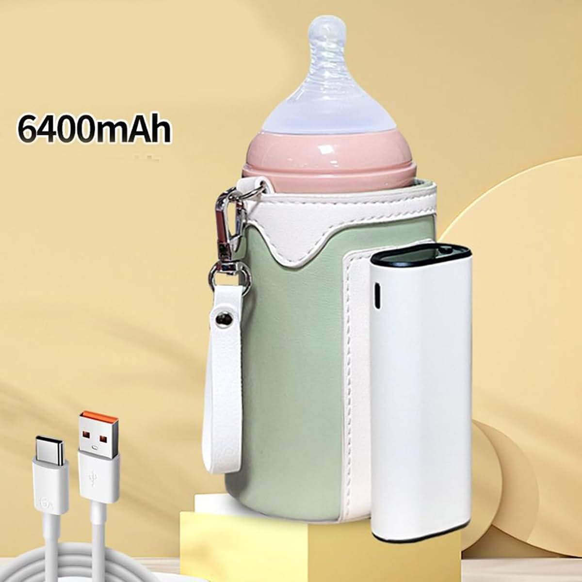 REDYY Wireless Bottle Warmer USB Rechargeable Heating Bag (photo 4)