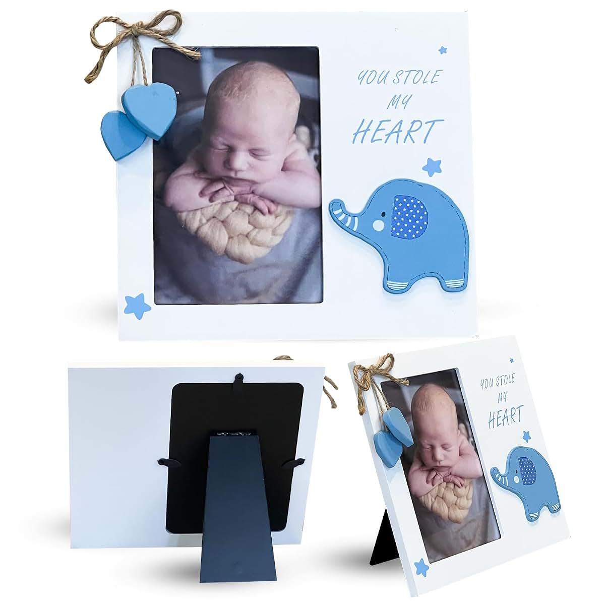 Cedar Creek Sellers You Stole My Heart Wooden Baby Picture Frame