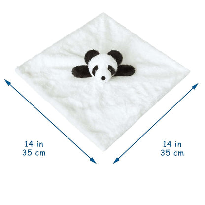 Doindute Baby White Panda Soft Stuffed Animal Security Blanket