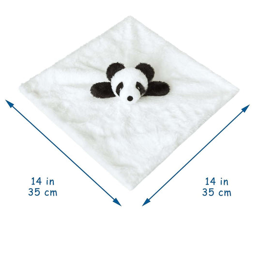 Doindute Baby White Panda Soft Stuffed Animal Security Blanket