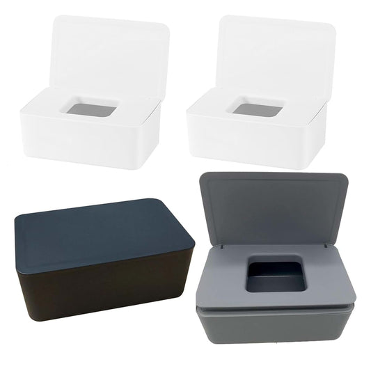 DEF Wipes Dispenser Baby Wipes Case Sealed Keeps Wet Tissue Fresh Flushable Case Holders Easy Open and Close Non-Slip