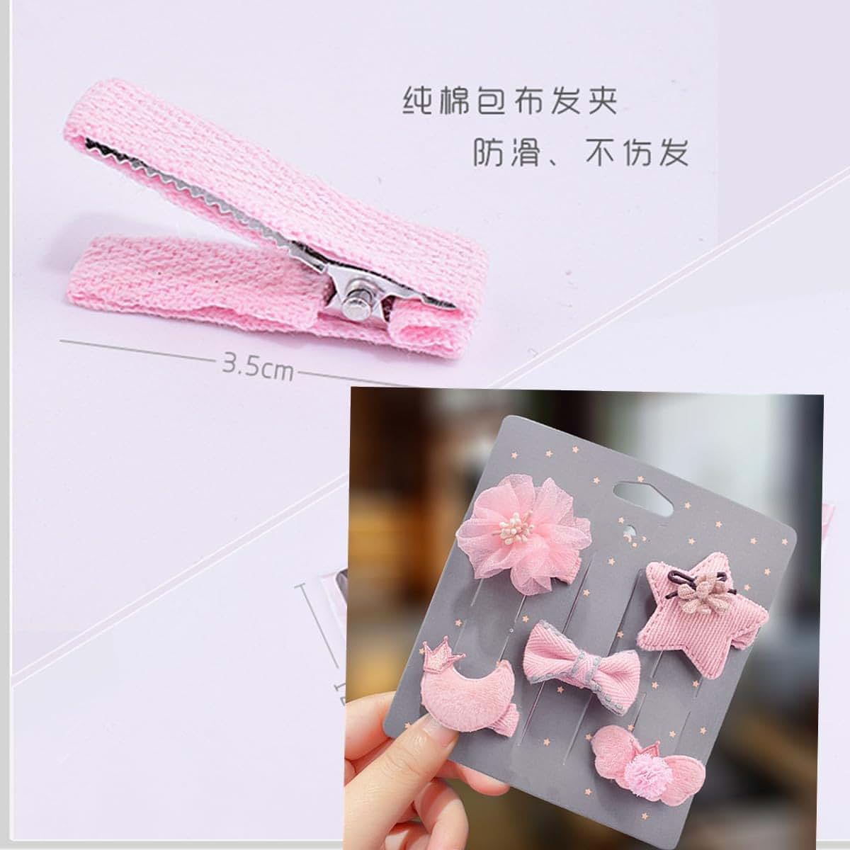 ADIASEN 15pcs Handmade Baby Hair Clips Set (photo 3)
