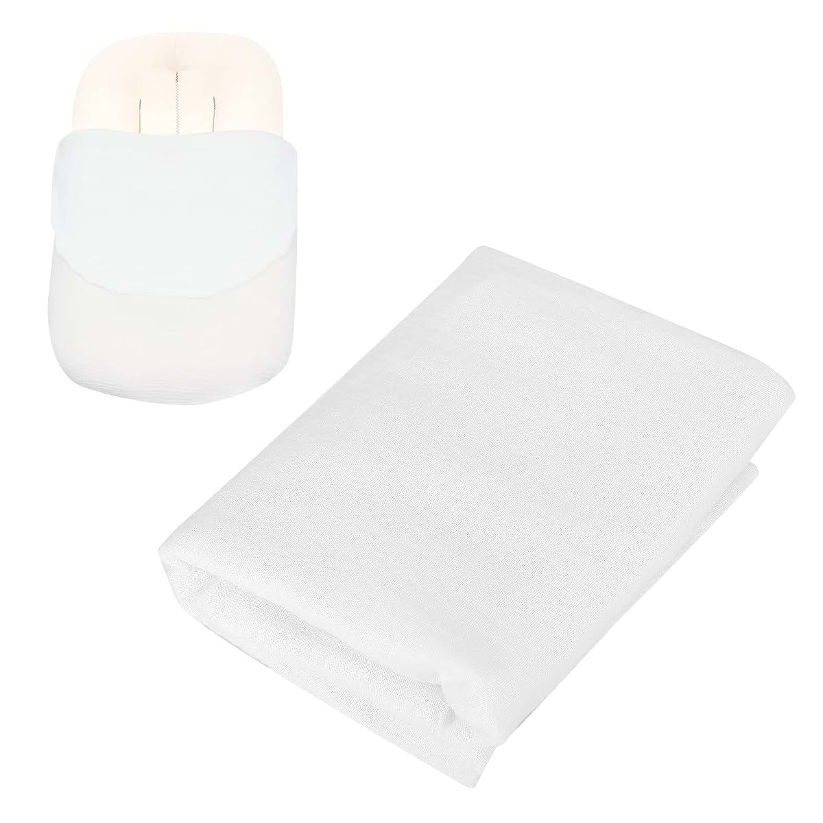 BabyOneStop Infant Lounger Cover, Portable Cotton Yarn Slipcover