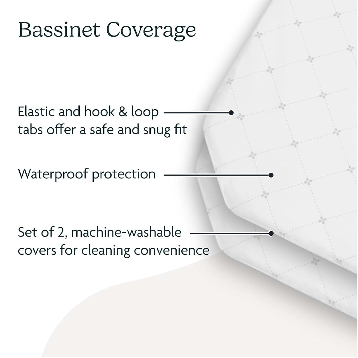UPPAbaby Waterproof Bassinet Covers for Remi Playard (Set of 2)
