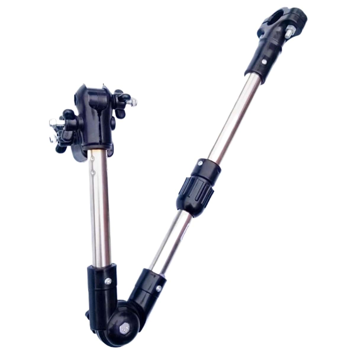 Pastoralist Umbrella Holder Universal Foldable Umbrella Clamp Stretchable Umbrella Mount Rotatable Non-Slip ABS