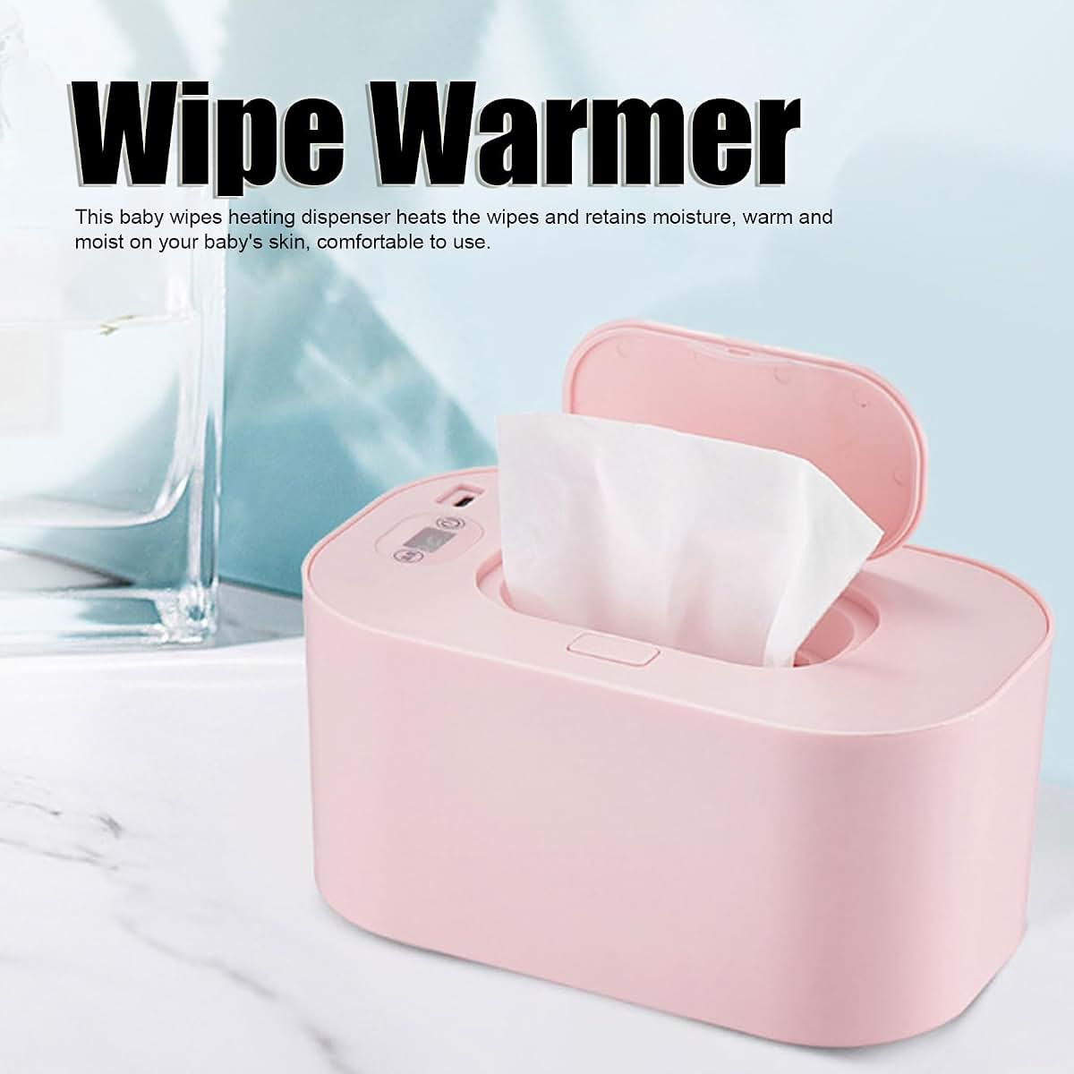 Kukyller Pink Wipe Warmer With Five Temperature Modes (photo 2)