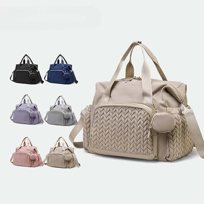 Zhongzhi Personalized Maternity Travel Bag| Diaper Bag| Custom Multifunction Mom Bag | | Large Capacity Baby Bag (Pink) (photo 3)
