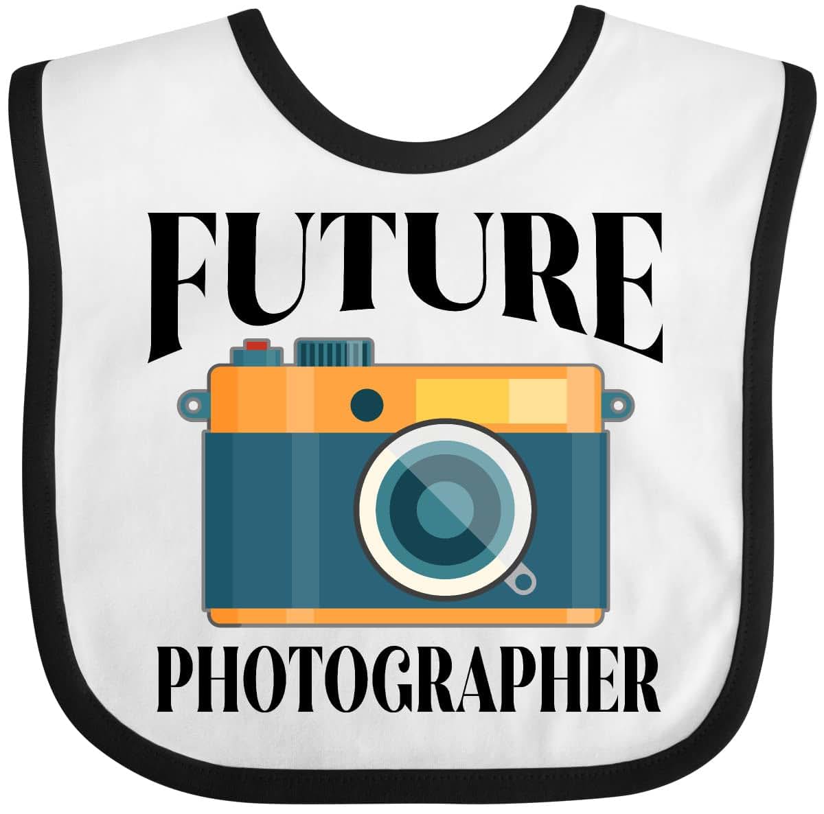 Inktastic Future Photographer Cute Camera Baby Bib