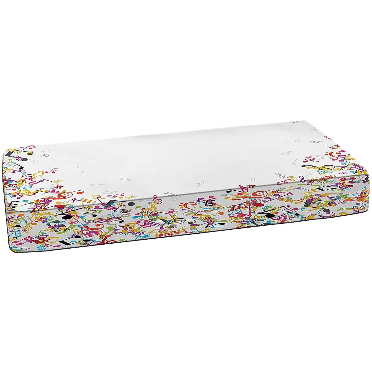 XISUNYA Music Fitted Crib Sheet, Microfiber Silky Soft Baby Bedding