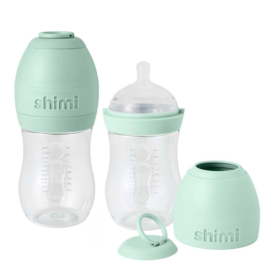 Shimi Formula Bottle with Refillable Pods and Anti-Colic Nipple (Pack of 2)