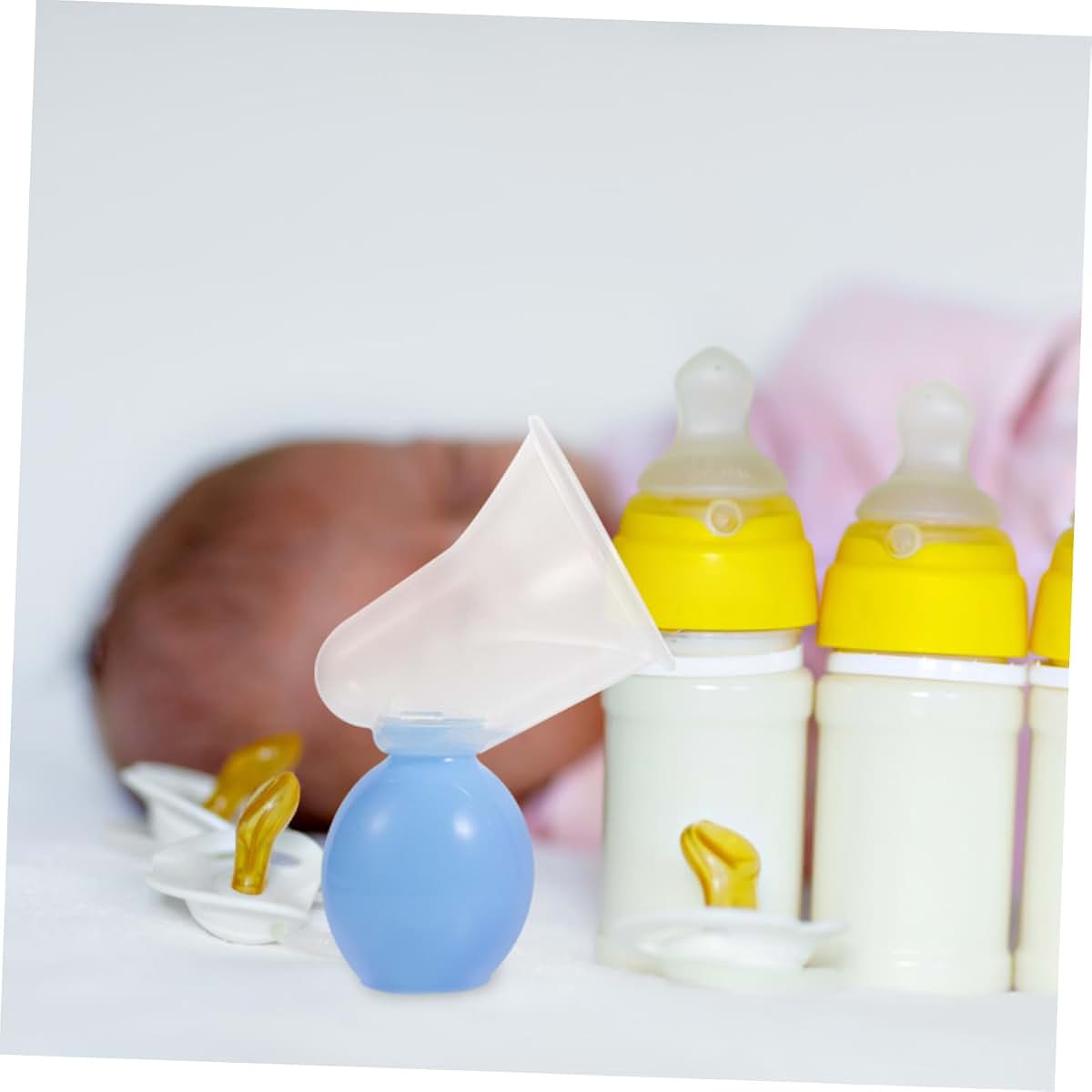 Hanabass 4 Sets Portable Manual Breastmilk Pump With Reflux Design (photo 3)