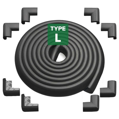 TRITINA Corner and Edge Guards - 14ft (4.3m) [ 13ft Edge Cushion + 8 Corner Cushion ] Premium Childproofing