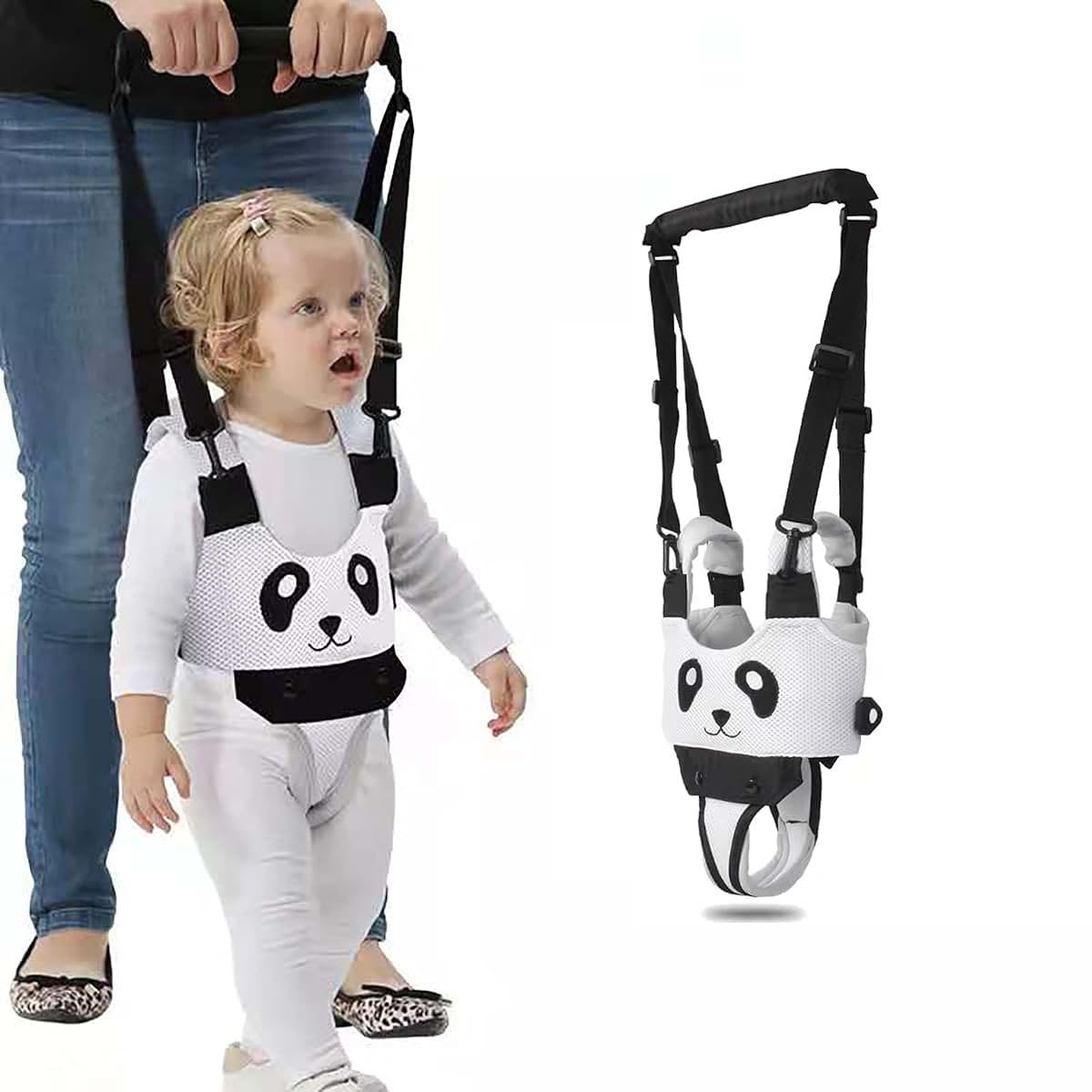 SHIJUNHE Handheld Baby Walker Harness White