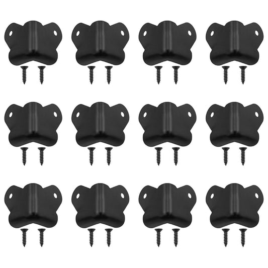 Yocimango Metal Stage Speaker Corner Guards, 12-Pack with Screws