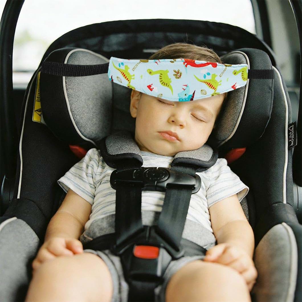 Zonmaxmizky Baby Car Seat Head Support Band Strap, 2-Pack (photo 3)
