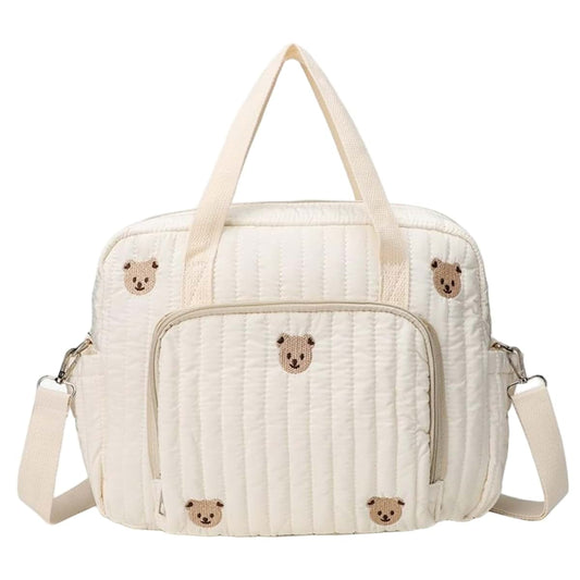 NIDONE Messenger Diaper Bags, 14x4x11 Inch Large Capacity Baby Bag, Portable Lightweight Diaper Tote with Handle and