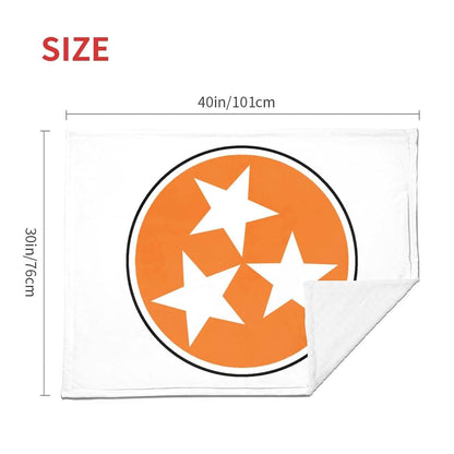 FULVO Baby Blanket Tennessee Orange Tristar Baby Swaddle Blankets 30"X 40" Blanket Shower Gifts Toddler Bedding (photo 3)