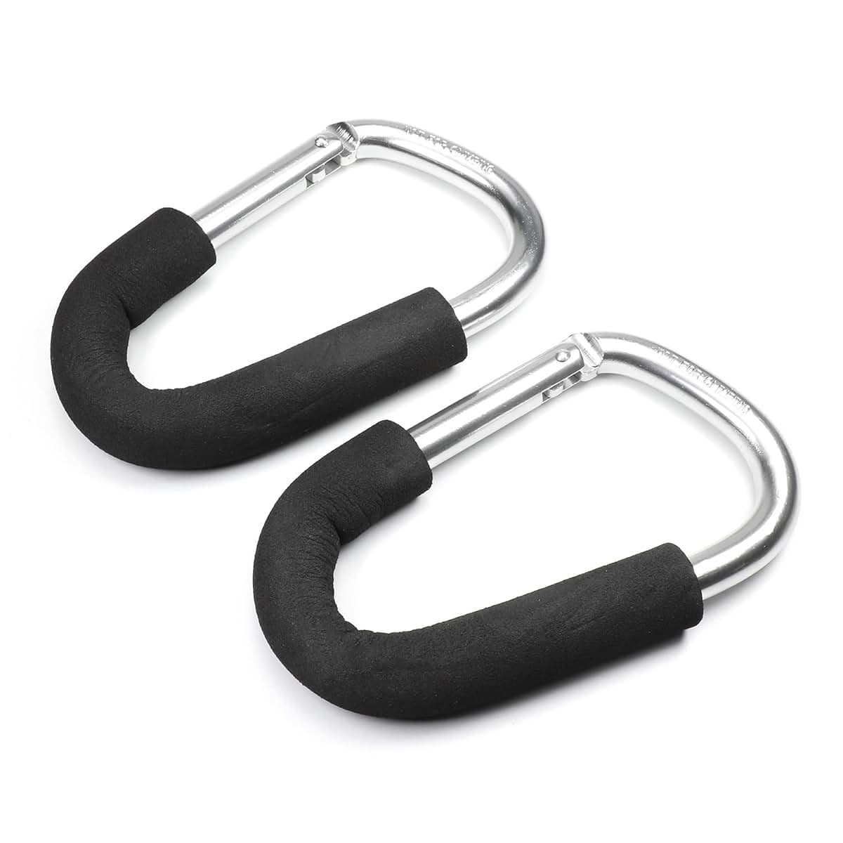 MroMax Pack of 2 Grocery Bag Holder Handle Carrier Tool Grip Your Tote，Handy Stroller Hooks, Multi Purpose Hooks
