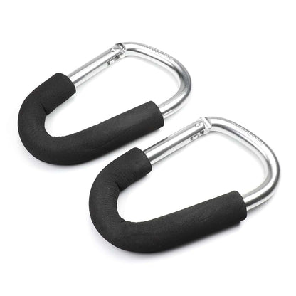 MroMax Pack of 2 Grocery Bag Holder Handle Carrier Tool Grip Your Tote，Handy Stroller Hooks, Multi Purpose Hooks