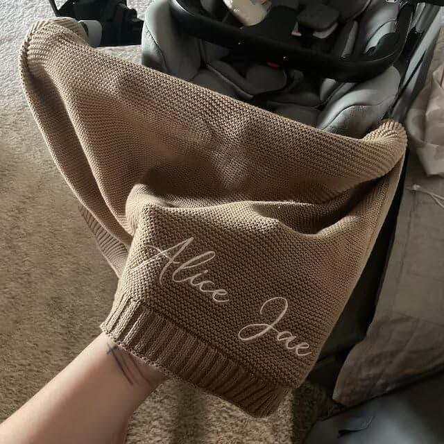 ZoikoM Personalised Baby Blanket With Embroidered Name (photo 3)