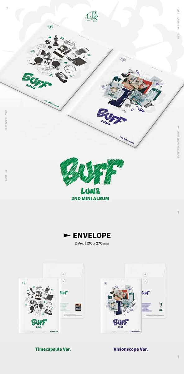 Dreamus LUN8-2nd Mini Album BUFF (2 ver. SET), L200002897