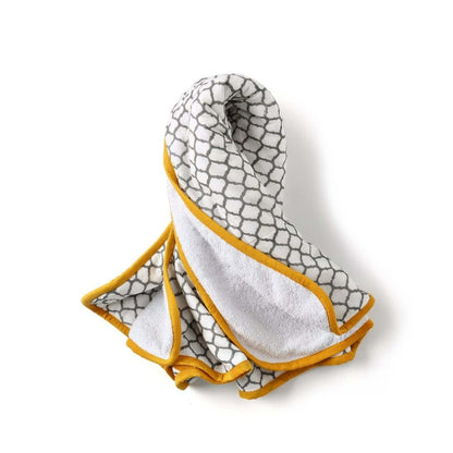 Malabar Baby Hooded Towels - Block-Printed Cotton Hooded Towel