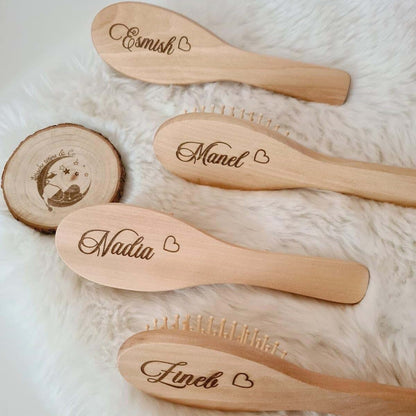 DOYOUWE Personalized Newborn Brush Set (photo 2)