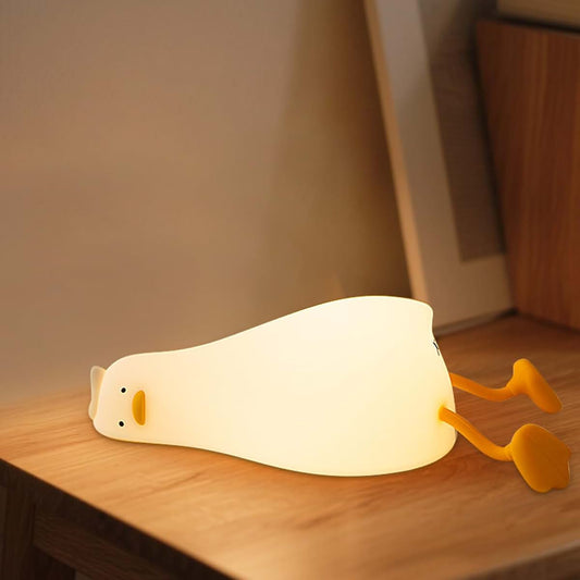 Ocegaoem Benson Squishy Duck Night Light for Nursery & Room Decor