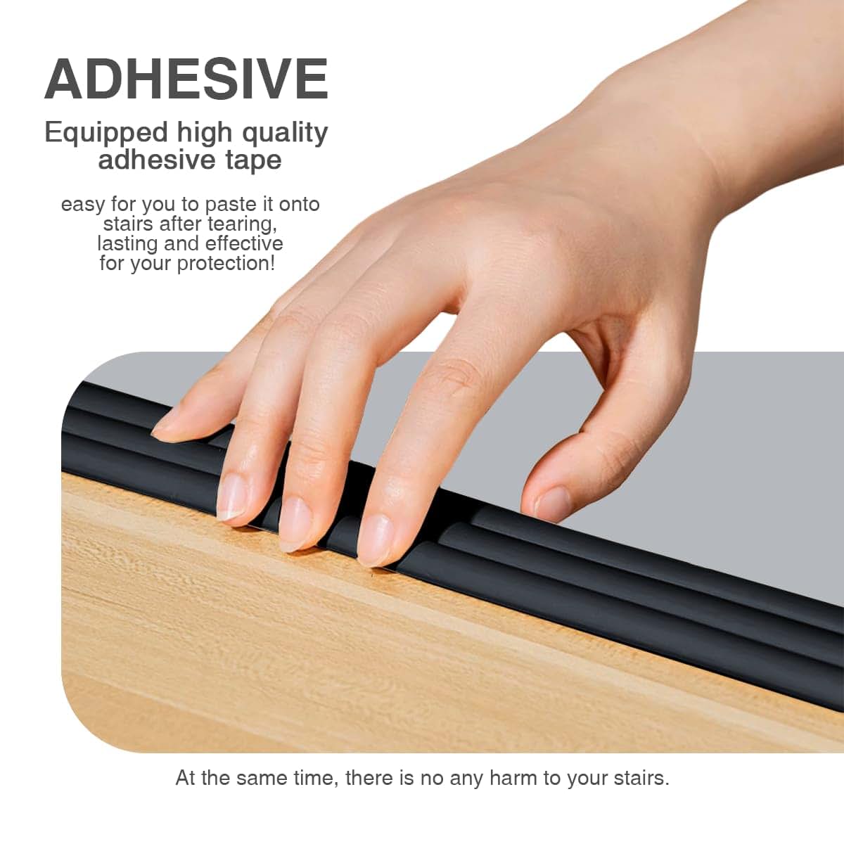 Edge and Corner Guard Protector Rubber Strip for Stairs and Walls