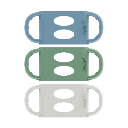 Dr. Brown's Wide-Neck Baby Bottle Silicone Handles, 3-Pack for 4m+