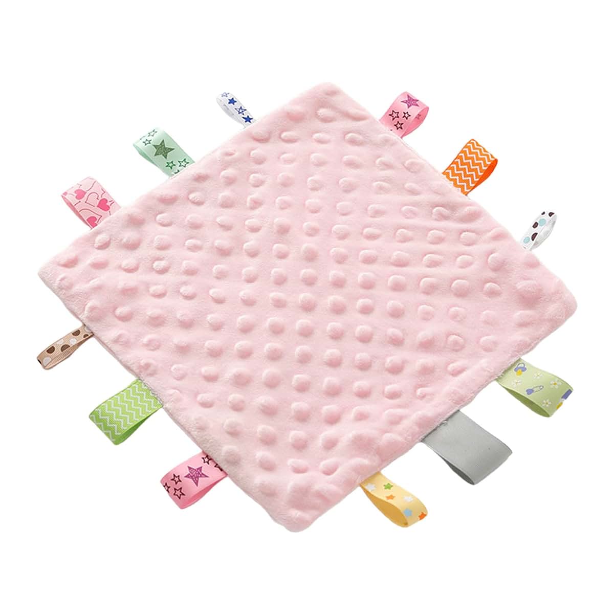 SHITINGRM Baby Appease Towel Soft Soother Teether Infants Comfort Sleeping Nursing Cuddling Square Sensory Security