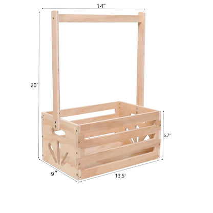 Guilai Wooden Baby Shower Crate Closet Storage Hamper (photo 4)