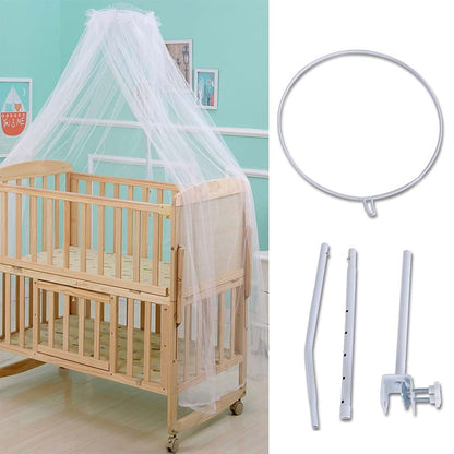 Molkasia Adjustable Crib Canopy Holder Rack For Mosquito Nets