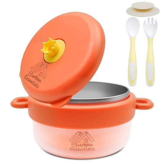 NY Urban Essentials Baby Bowl with Suction and Color Changing Features