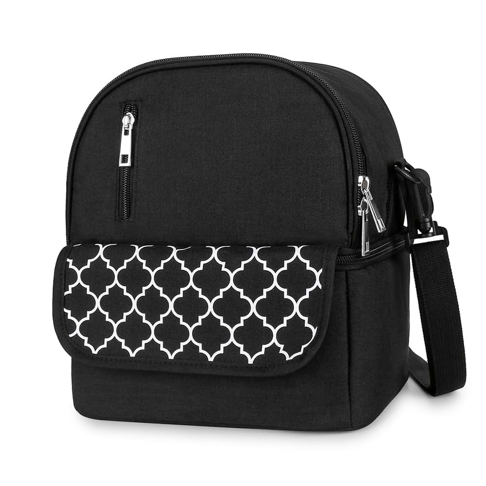MOMIGO Double Layer Cooler Backpack for Breast Milk Pump and Bottles