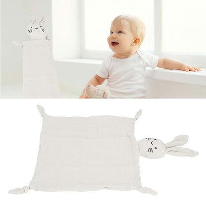 BabyOneStop Soft Cotton Security Blanket 28x44cm Beige