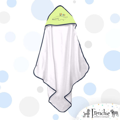 Frenchie Mini Couture, Hooded Bath Towels for Babies, 80% Cotton/20% Polyester, Wild Animal Design Baby Bath Towel Set (photo 3)