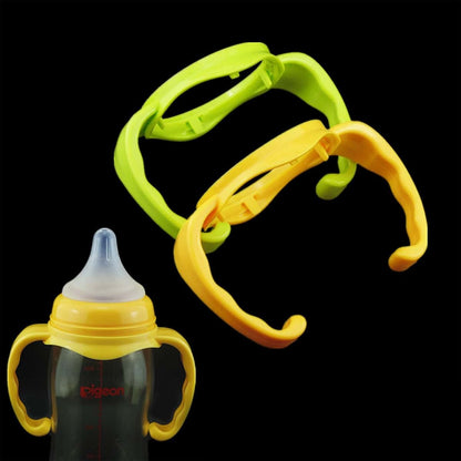 Gllehkt Baby Bottle Grip Handle for Pigeon Bottles, Green