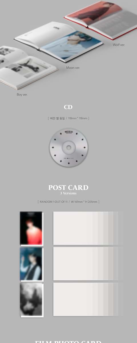 DREAMUS THE BOYZ REVEAL Reissue 1st Album CD+Booklet+Postcard+Film photocard+Selfie photocard+Scratch fortune